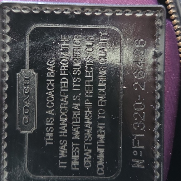 Coach Gray and Black Handbag - Picture 9 of 9